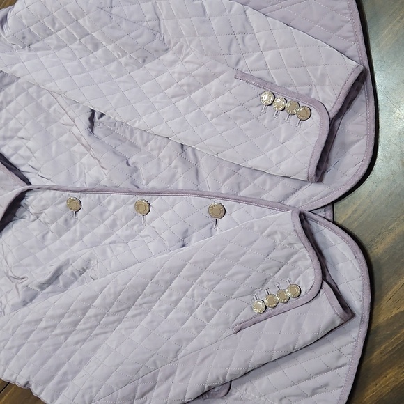 Talbots Lavender Quilted Puffer Jacket - Picture 2 of 8